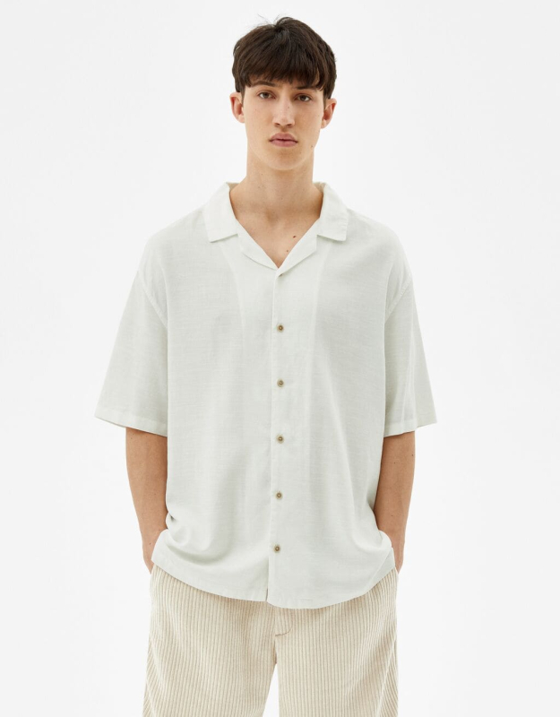 Kurzärmeliges Hemd im Relaxed Fit